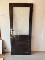 Gebruikte deur, goede staat met glas, Gebruikt, 80 tot 100 cm, Binnendeur, Ophalen of Verzenden