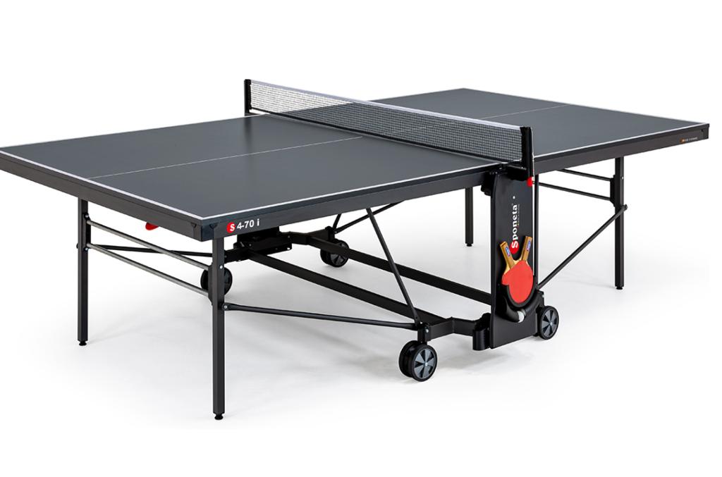 Indoor Tafeltennis S470i, Sport en Fitness, Tafeltennis, Ophalen, Gebruikt, Net, Batje(s) of Balletje(s), Verrijdbaar