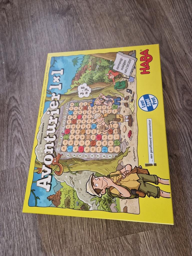 Avonturier 1x1 haba vermenigvuldigen tafelsommen keersommen, Ophalen, Minder dan 500 stukjes