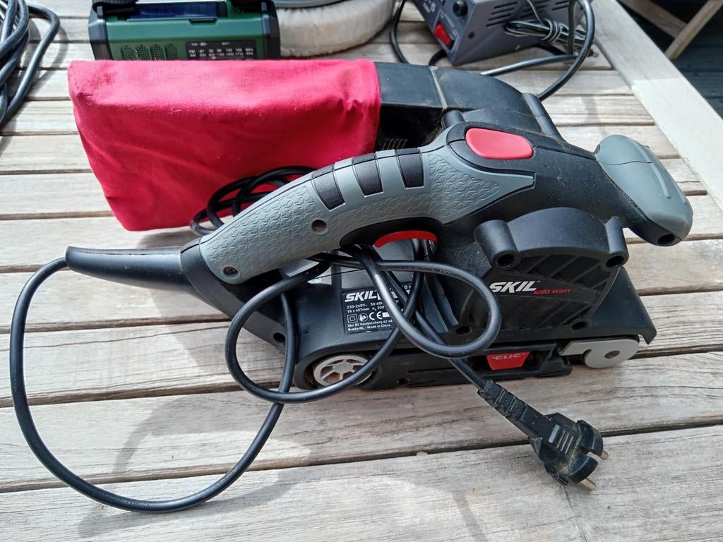 Skil bandschuurmachine schuurmachine, Ophalen of Verzenden, Zo goed als nieuw