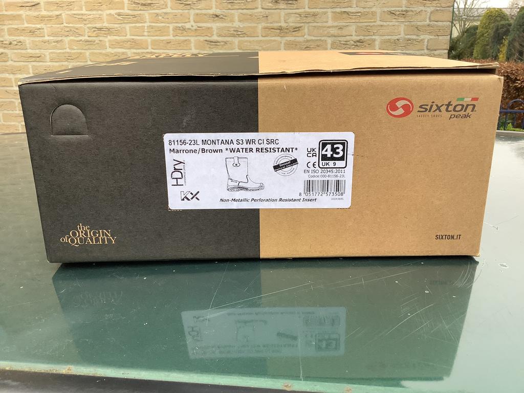 Sixton mt 43 werklaarzen, Tuin en Terras, Werkkleding, Ophalen of Verzenden, Zo goed als nieuw, Laarzen
