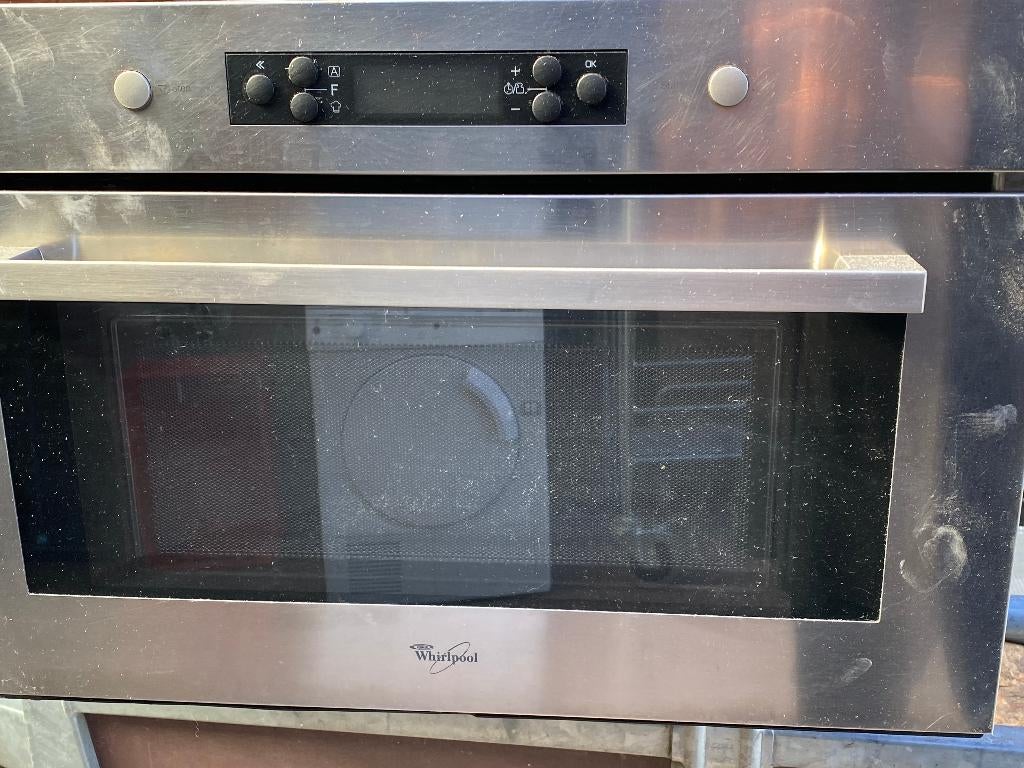 inbouw magnetron whirlpool, Gebruikt, 60 cm of meer, Ophalen of Verzenden, Inbouw
