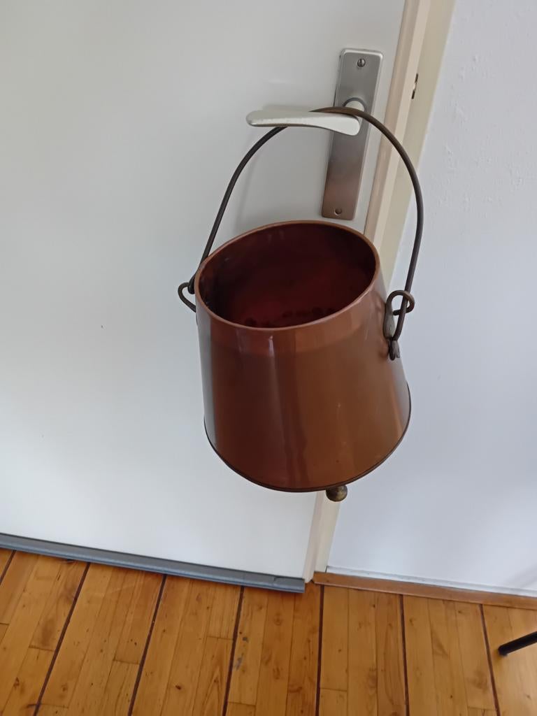 Antieke Koperen Ketel met Handvat, Antiek en Kunst, Antiek | Koper en Brons, Ophalen