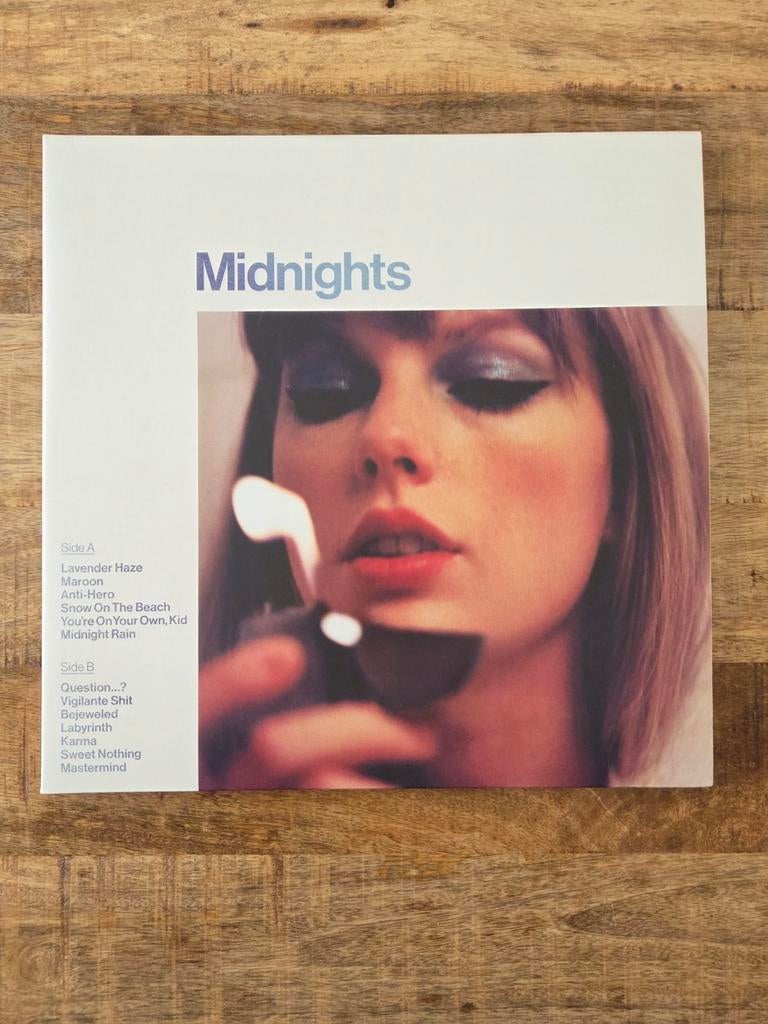 Lp Taylor Swift midnights, Cd's en Dvd's, Vinyl | Pop, Ophalen of Verzenden, Zo goed als nieuw, 12 inch