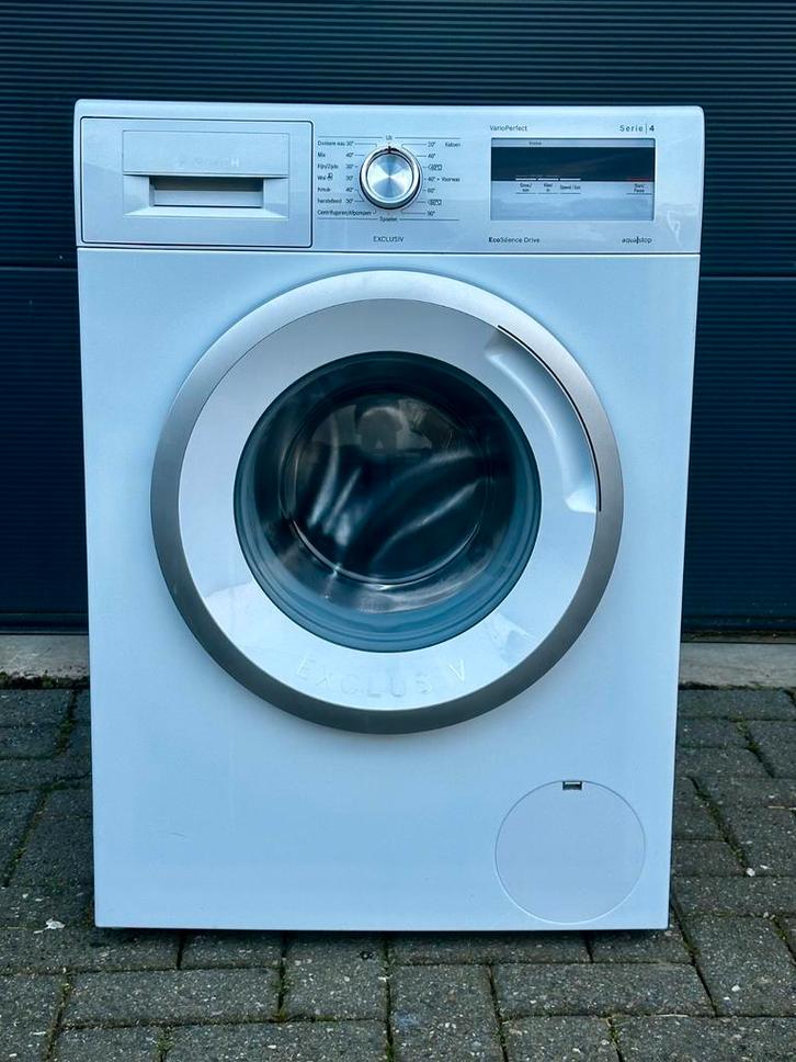 Bosch Serie 4 Varioperfect Exclusiv 8KG Wasmachine A+++, Witgoed en Apparatuur, Wasmachines, Zo goed als nieuw, Voorlader, 8 tot 10 kg