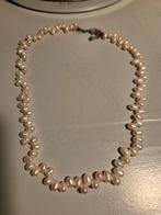 oude ketting zoetwater pareltjes, Sieraden, Tassen en Uiterlijk, Kettingen, Verzenden, Gebruikt, Overige kleuren, Steen of Mineraal