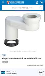 Viega closetafvoer wc afvoer sprongbocht 18 cm, Afvoer, Pvc, Ophalen of Verzenden, Zo goed als nieuw
