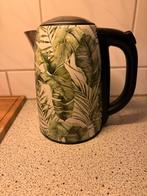 Waterkoker Silver Crest planten print, 1 tot 2 liter, Ophalen of Verzenden, Zo goed als nieuw, Rvs