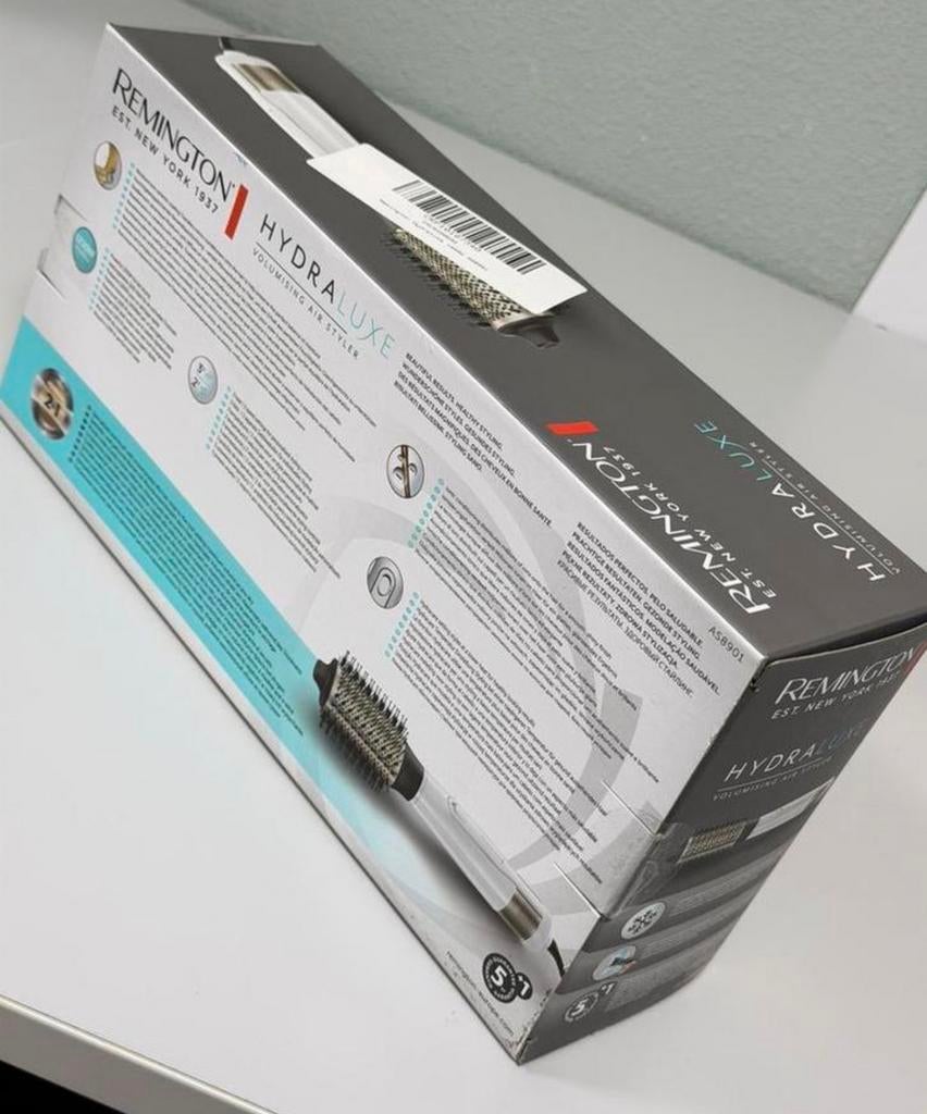 Remington Hydraluxe Ovale Föhnborstel 1200W AS8901 nieuw!, Nieuw, Ophalen of Verzenden, H, H