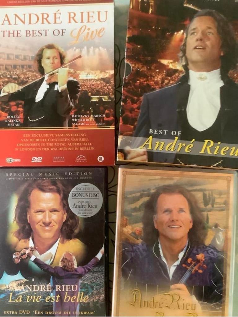 Diverse Andre Rieu dvds, Alle leeftijden, Ophalen of Verzenden, Gebruikt