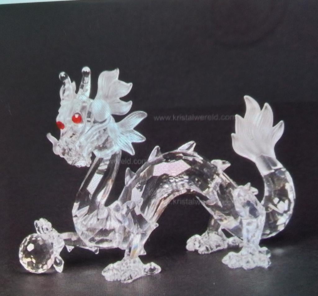 Swarovski Jaarstuk 1997 De Draak - Perfecte Staat €150, Verzamelen, Ophalen of Verzenden, Zo goed als nieuw, Figuurtje