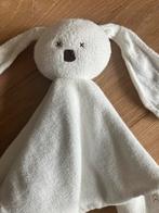 Hema Knuffeldoekje Badstof Konijn Haas Wit, Ophalen of Verzenden, Gebruikt, Overige typen