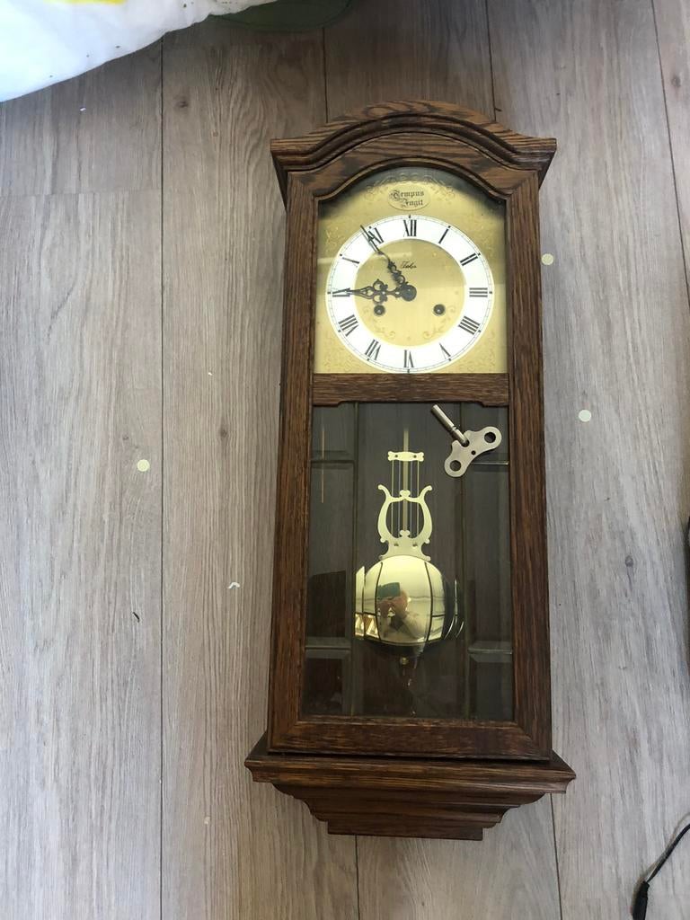 Wandklok tempus fugit, Ophalen of Verzenden