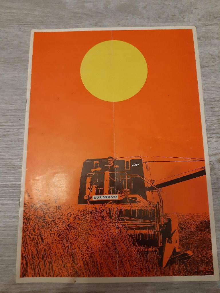 folder Volvo S950 maaidorser, Ophalen of Verzenden, Zo goed als nieuw, Folder