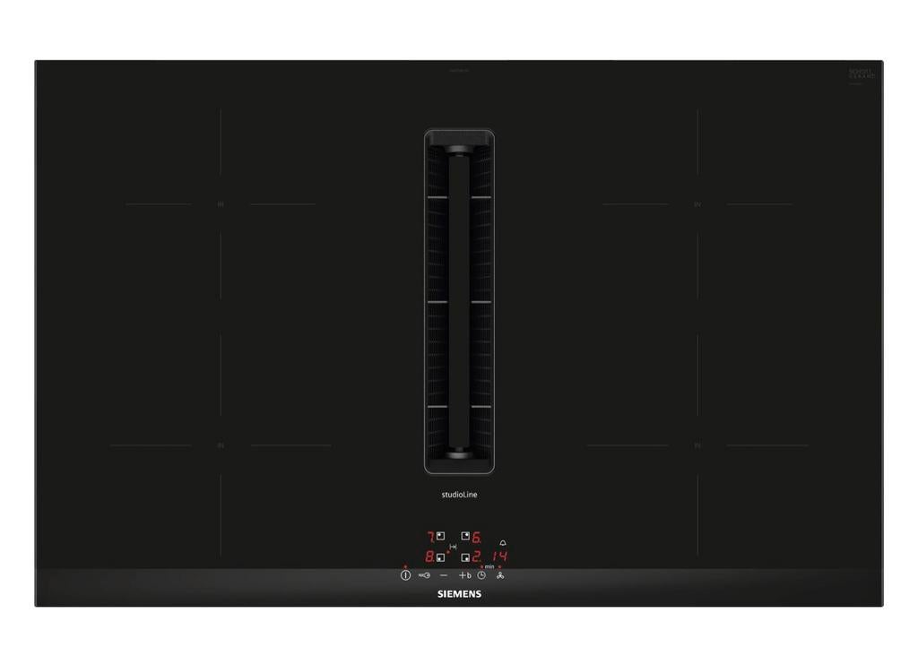 Siemens kookplaat, Witgoed en Apparatuur, Kookplaten, Ophalen, 4 kookzones, Zo goed als nieuw, Inductie