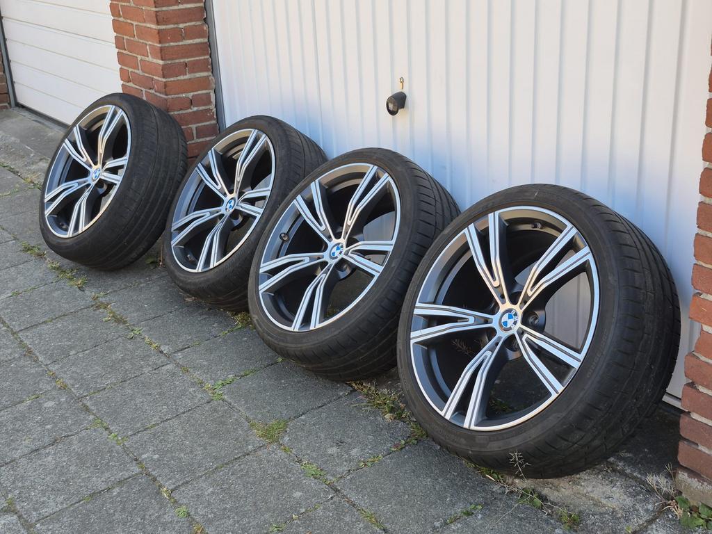 Zomerwielset BMW style 793i 19 inch breedset, Auto-onderdelen, 19 inch, Gebruikt, 255 mm, Velg(en)