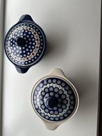 Set van 2 Bunzlau koppen ( evt ook 6), Ophalen, Overige stijlen, Aardewerk, Schaal of Schalen