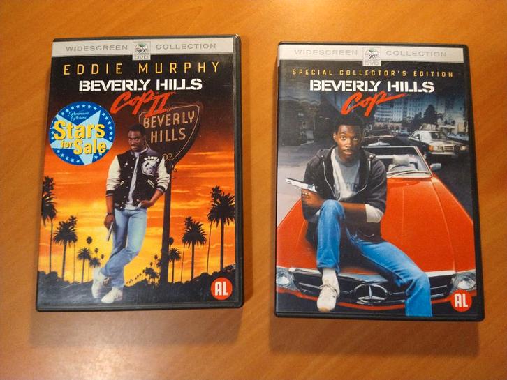 DVD Beverly Hills Cop 1 + 2, Cd's en Dvd's, Dvd's | Komedie, Zo goed als nieuw, Actiekomedie, Alle leeftijden, Ophalen of Verzenden
