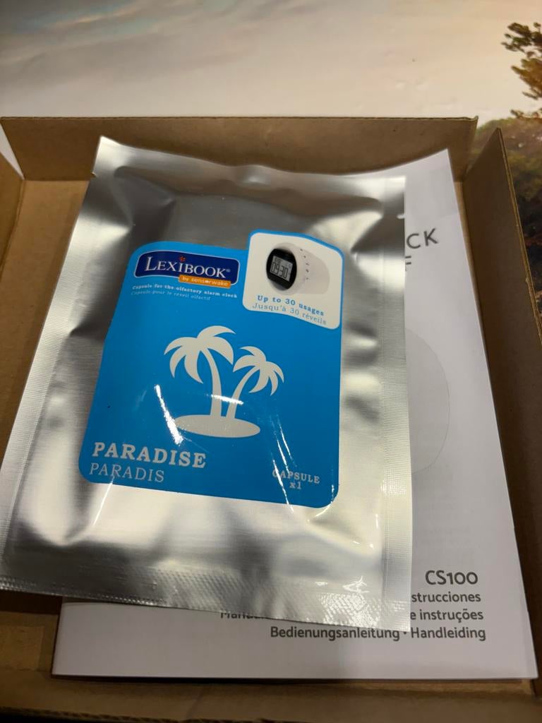 Nieuwe wekker met geur - zachte start!, Witgoed en Apparatuur, Wekkers, Nieuw, Digitaal, Ophalen of Verzenden