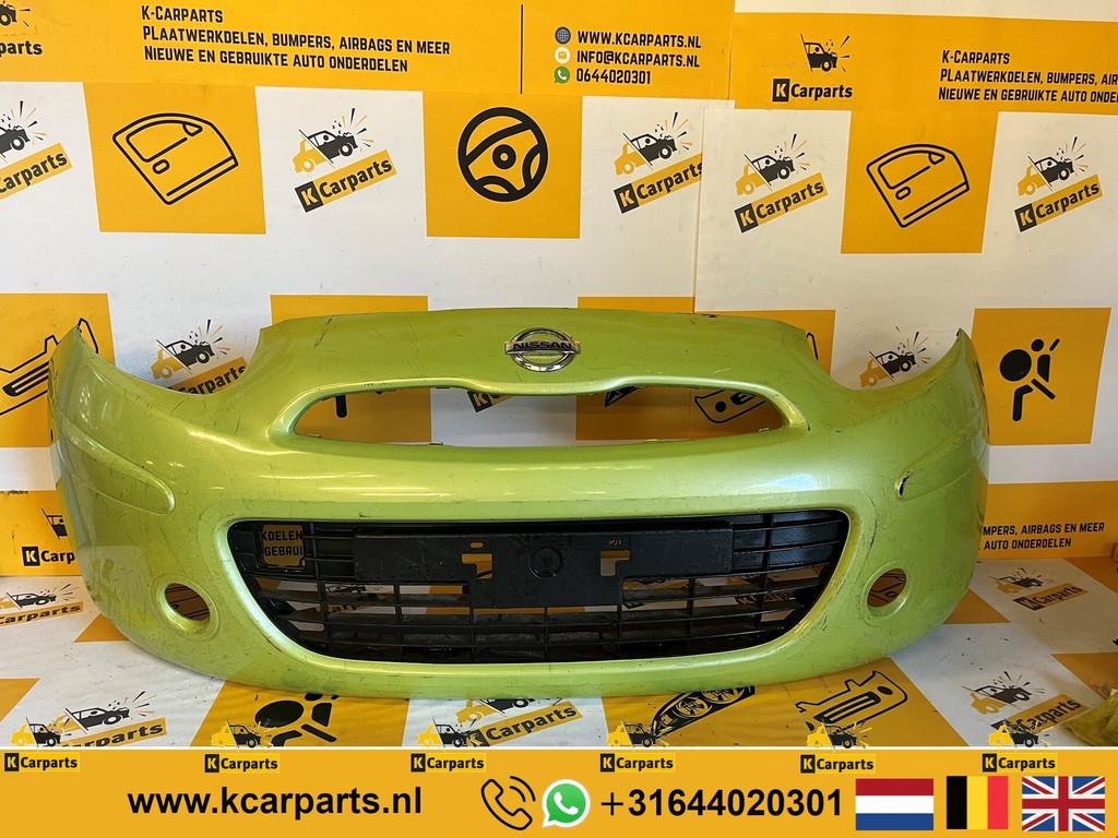 Voorbumper Nissan Micra K13 Facelift PDC 2013-2015 origineel, Auto-onderdelen, Info@fabrikant.eu, Ophalen of Verzenden, Bumper