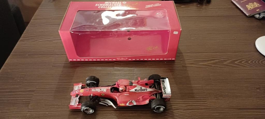 Ferrari 1997 Launch Version Michael Schumacher Collection, Ophalen of Verzenden, Zo goed als nieuw, Auto