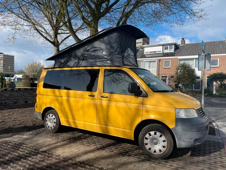 Volkswagen T5 camper, Caravans en Kamperen, Campers, Particulier, tot en met 4, Buscamper of Camperbus, Volkswagen, Diesel, Automaat
