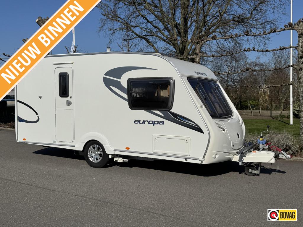Sprite Europa 460 Mover,Voortent,topcaravan, Caravans en Kamperen, Caravans, Standaardzit, Schokbreker, Tot en met 2, Bedrijf