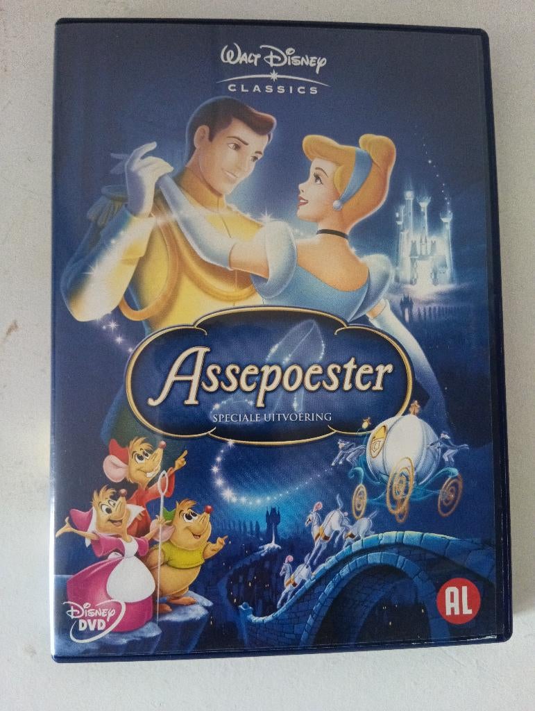 Disney Klassieker Assepoester Speciale Uitvoering (DVD), Tekenfilm, Ophalen of Verzenden, Zo goed als nieuw, Alle leeftijden