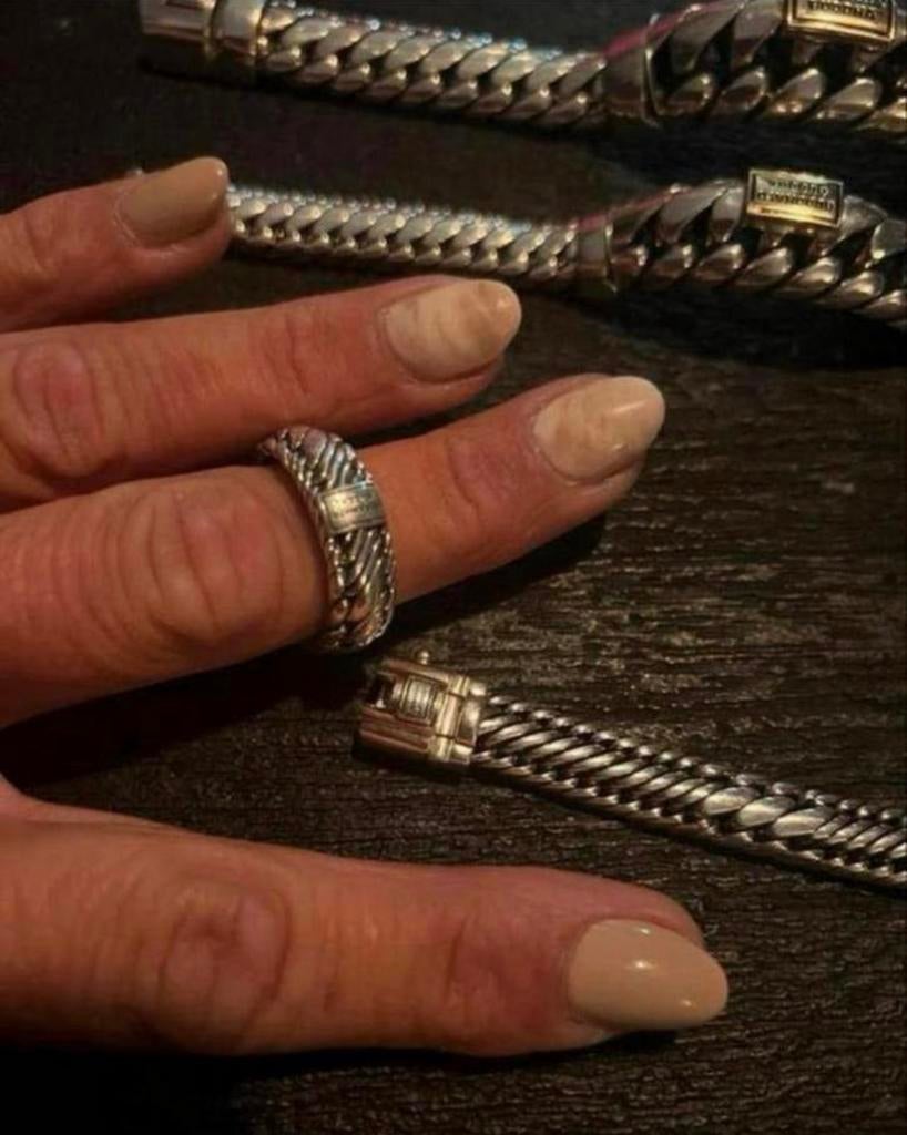 Buddha to buddha Edwin / Ben set, Ophalen of Verzenden, Zo goed als nieuw, Zilver