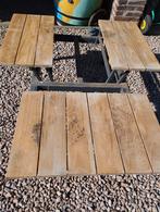 Tuin, terras, balkon tafel uitklapbaar, Tuin en Terras, Ophalen, Gebruikt, Hout