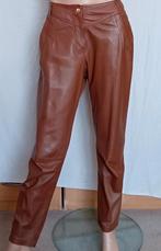 STUDIO AR ( ARMA ) Leren Broek , Maat 36 - 38, Kleding | Dames, Broeken en Pantalons, Bruin, Verzenden, Zo goed als nieuw, Maat 36 (S)