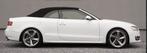 Audi A5 3.2 FSI Cabrio Quattro S-tronic 2009 Wit, Auto's, Audi, Automaat, Zwart, Cabriolet, 4 stoelen
