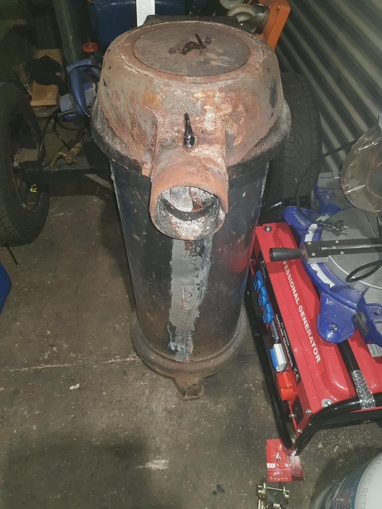 Houtkachel, niet de mooiste maar nog wel goed, Huis en Inrichting, Kachels, Ophalen