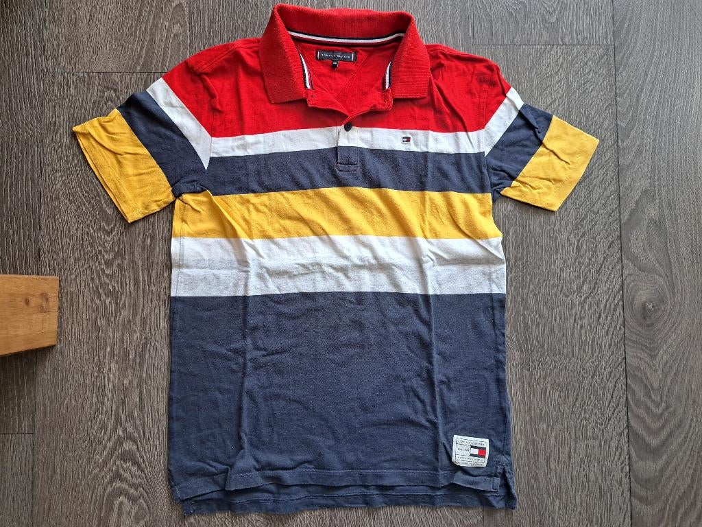 Jongens polo Shirt  Tommy Hilfiger  - 164  jusa17, Kinderen en Baby's, Kinderkleding | Maat 164, Ophalen of Verzenden, Shirt of Longsleeve