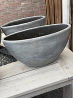 Stijlvolle Binne Vaas - Grijs, Ovaal, Ophalen, Overige materialen, Gebruikt, Overige kleuren