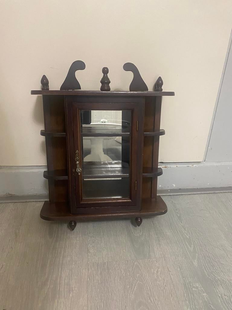 Antiek kastje met spiegel, Antiek en Kunst, Antiek | Meubels | Kasten, Ophalen of Verzenden