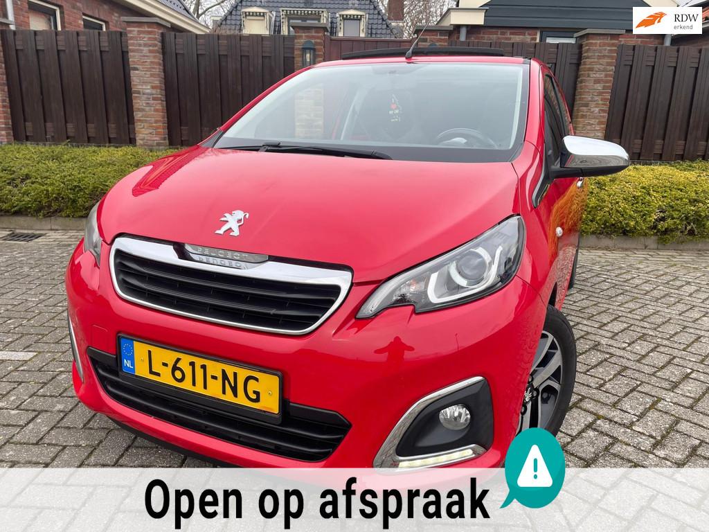 Peugeot 108 1.2 Puretech Allure 82pk CABRIO TOP, Auto's, Peugeot, Euro 5, Stof, Gebruikt, 1199 cc