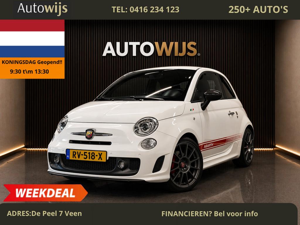 Fiat 500 1.4 T-Jet Abarth Turismo|LEDER|161PK|NAVI|INTERSCOP, Auto's, Fiat, Bedrijf, Te koop, ABS, Airbags, Airconditioning, Bluetooth