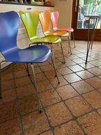 Arne Jacobsen vlinderstoelen in 4 kleuren, Ophalen, Overige kleuren, Zo goed als nieuw, Vier