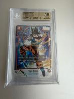 Dragon Ball Super Fusion World FB01-139 Son Goku SCR* BGS 10, Ophalen of Verzenden, Zo goed als nieuw, Losse kaart, Foil