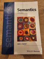 Semantics Fifth edition - John I. Saeed, Ophalen of Verzenden, Zo goed als nieuw