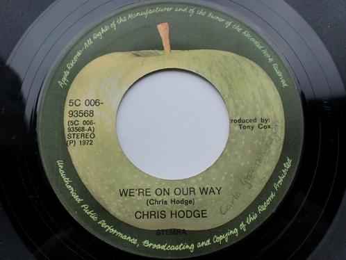 Chris Hodge - We’re on our way / Supersoul (1972, Apple) 7”, Cd's en Dvd's, Vinyl Singles, Single, Rock en Metal, 7 inch, Ophalen of Verzenden