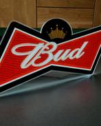 BUD / Budweiser LED Lichtreclame, Ophalen of Verzenden, Zo goed als nieuw, Lichtbak of (neon) lamp