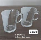 Glazen Senseo koffiekopjes ( orginele ) 2 stuks, Huis en Inrichting, Keuken | Servies, Ophalen of Verzenden