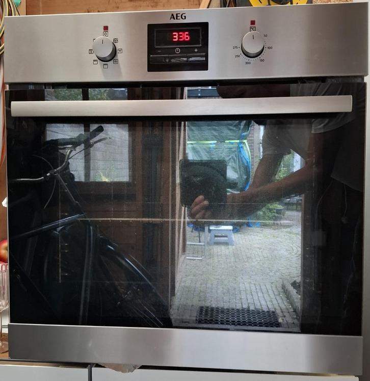 AEG BES33101ZM inbouw oven, Witgoed en Apparatuur, Ovens, Gebruikt, Inbouw, Oven met grill, 45 tot 60 cm, 45 tot 60 cm, Ophalen