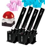 Te huur Gender Reveal MEGA confetti shooter met lanceerknop, Ophalen of Verzenden, Geboorte of Huwelijk