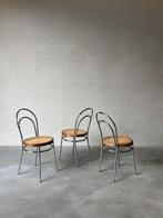 Vintage chroom met riet stoelen naar Thonet, Huis en Inrichting, Stoelen, Ophalen, Zo goed als nieuw, Bruin, Twee