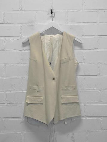 Isaac Sellam - Mooi leren gilet maat 38 & 40  - Nieuw €695 beschikbaar voor biedingen