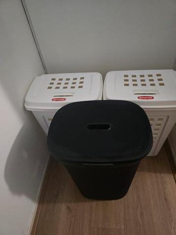 3 Curver Wasmanden  beschikbaar voor biedingen