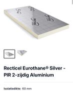 PIR isolatie platen 1200x600x60mm. Recticel Silver Aluminium, Ophalen, 4 tot 8 cm, Nieuw, Hardschuim (Pir)